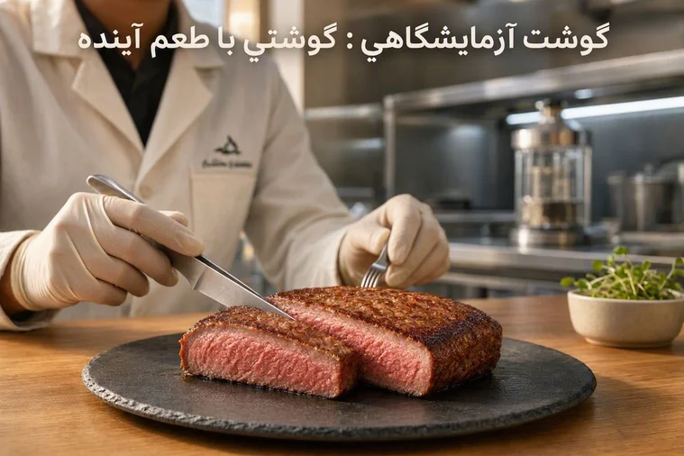 گوشت آزمایشگاهی : گوشتی با طعم آینده