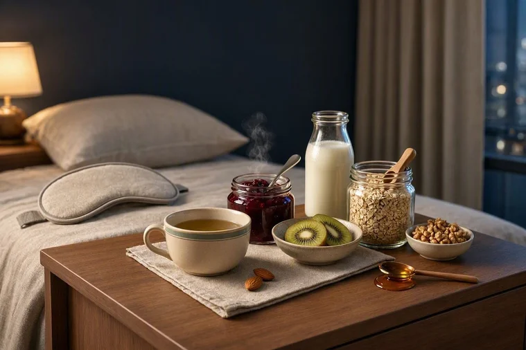 مواد غذایی مفید برای بهبود کیفیت خواب و استراحت