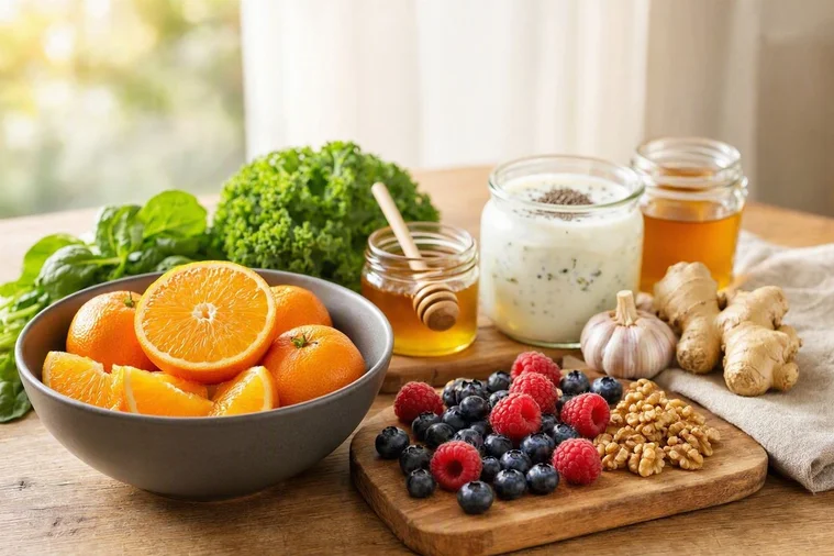 مواد غذایی مفید برای افزایش ایمنی بدن
