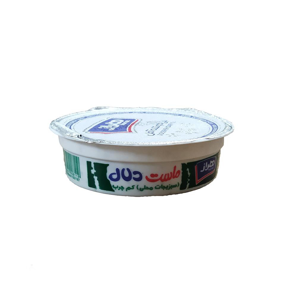 ماست سبزی کم چرب