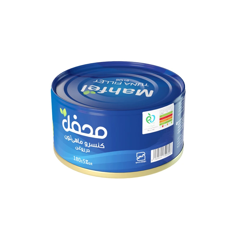 کنسروماهی تون در روغن مایع خوراکی آفتابگردان